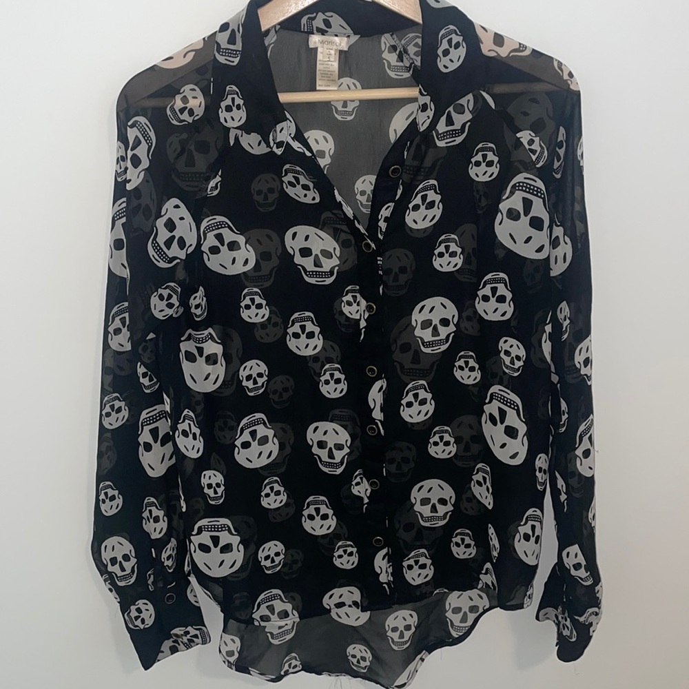 💀 SKULL BLOUSE 💀